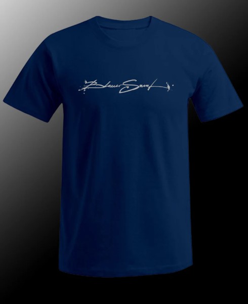 T-Shirt - Blauer Samt XL